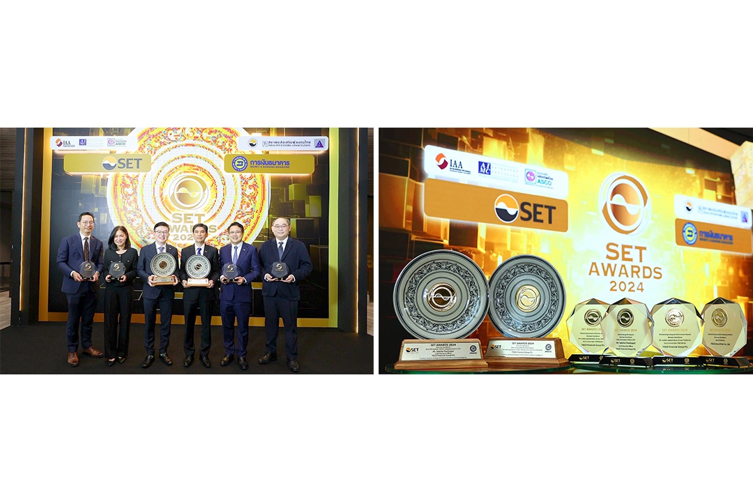 ศักดิ์ชัย พีชะพัฒน์ คว้า Best CEO พร้อมนำ TISCO รับ 4 รางวัลเกียรติคุณจาก SET Awards 2024