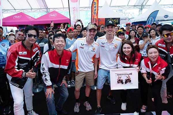 ยัวซ่าแบตเตอรี่ จัด Meet Greet กับนักแข่งระดับโลก Joan Mir และ Luca Marini ในงานโมโตจีพีไทยแลนด์ 2024