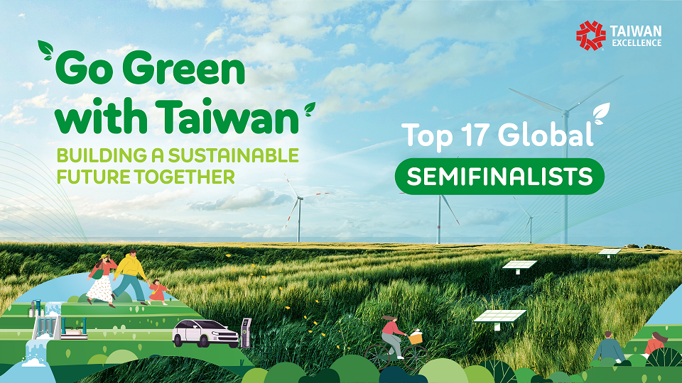 Taiwan Excellence Unveils 17 Semifinalists for Go Green with Taiwan