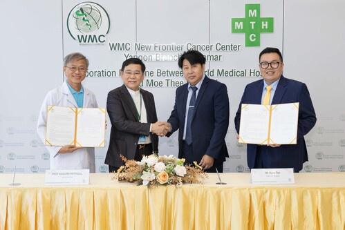 WMC ลงนาม MOU ขยายสาขา 'ศูนย์รักษามะเร็งก้าวหน้า' ในประเทศพม่า