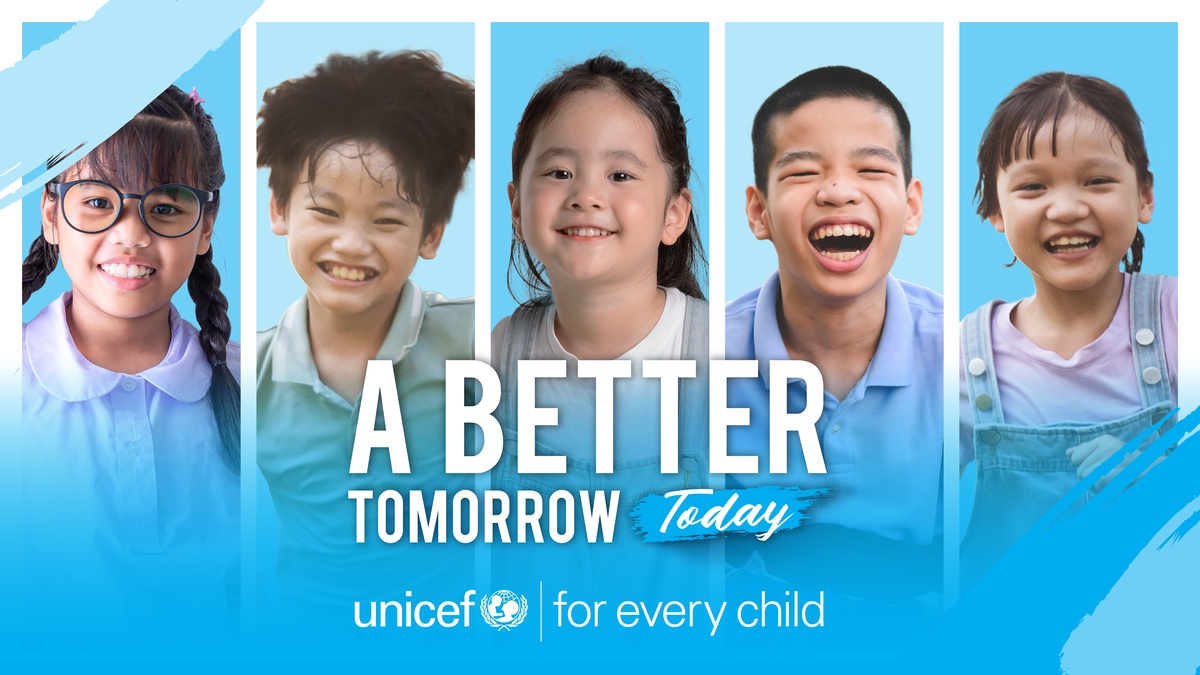 ยูนิเซฟส่งแคมเปญ A BETTER TOMORROW TODAY - วันนี้ เพื่อพรุ่งนี้ที่ดีกว่า ปลุกพลังทุกภาคส่วนร่วมสร้างอนาคตเพื่อเด็กและเยาวชน