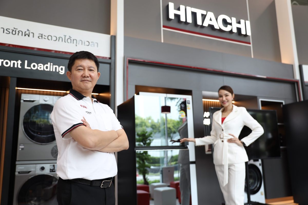 Hitachi Unveils Grand Carbon Line 2-door Refrigerator with Advanced Freshness Technology and First Thailand Showroom, Reflecting the Art of Ease concept