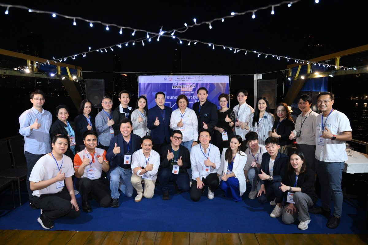 ททท.นำผู้ประกอบการ Travel Tech Startup 12 ทีม ทำความรู้จักและร่วมแลกเปลี่ยนไอเดีย ผ่านกิจกรรม Founder First Date ล่องเรือแม่น้ำเจ้าพระยา