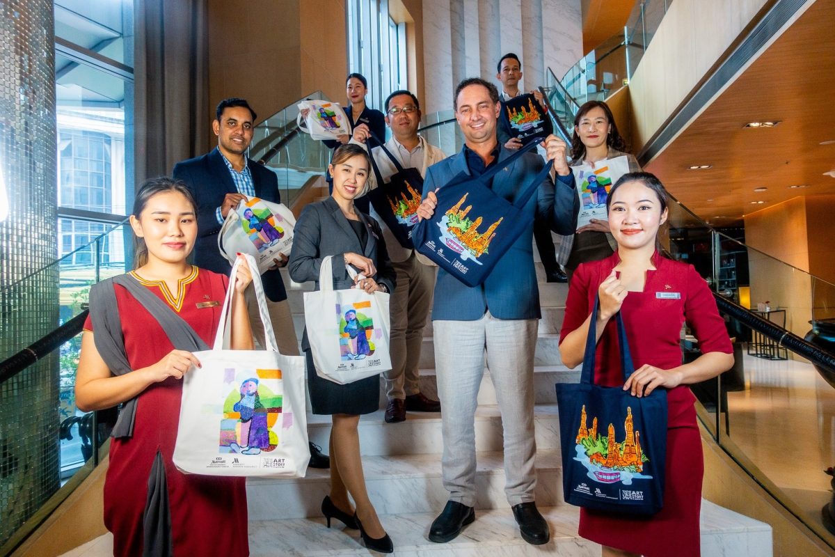 Bangkok Marriott Hotel Sukhumvit Marriott Executive Apartments Bangkok, Sukhumvit Thonglor Join Hands with ArtStory by Autistic Thai for an Inspiring