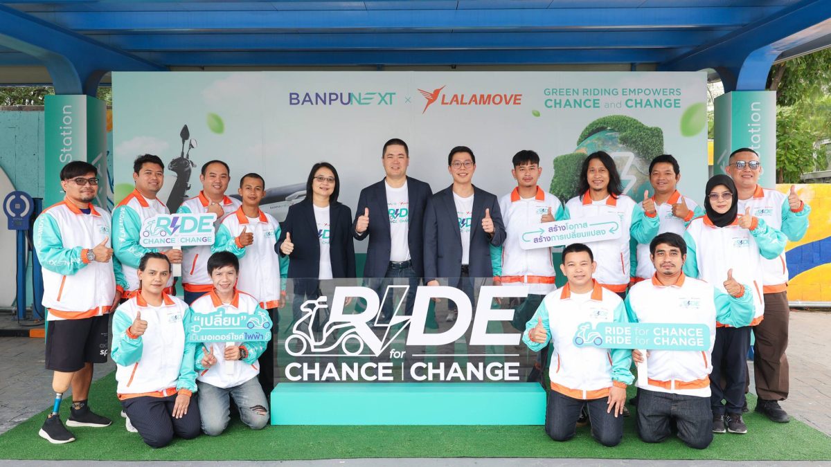 Banpu NEXT x Lalamove uplift lives of disabled people through 'Ride for Chance, Ride for Change' initiative