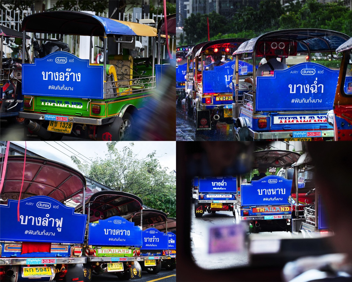 Durex Airy ถุงยางรุ่นบาง ปล่อยคาราวาน Hijack ป้าย 'บาง' ทั่วกรุง!