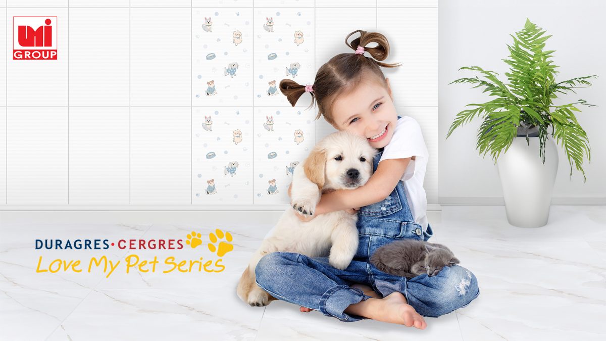 UMI ส่งกระเบื้องซีรีส์ใหม่เอาใจคนรักสัตว์เลี้ยง Love My Pet Series