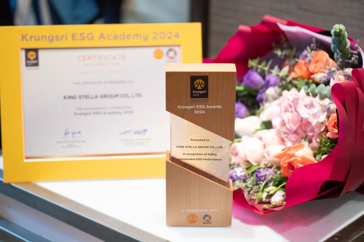 King's Stella Group คว้ารางวัล Krungsri ESG Awards 2024 ตอกย้ำการเป็นผู้นำด้าน ESG พัฒนาธุรกิจสู่ความยั่งยืน