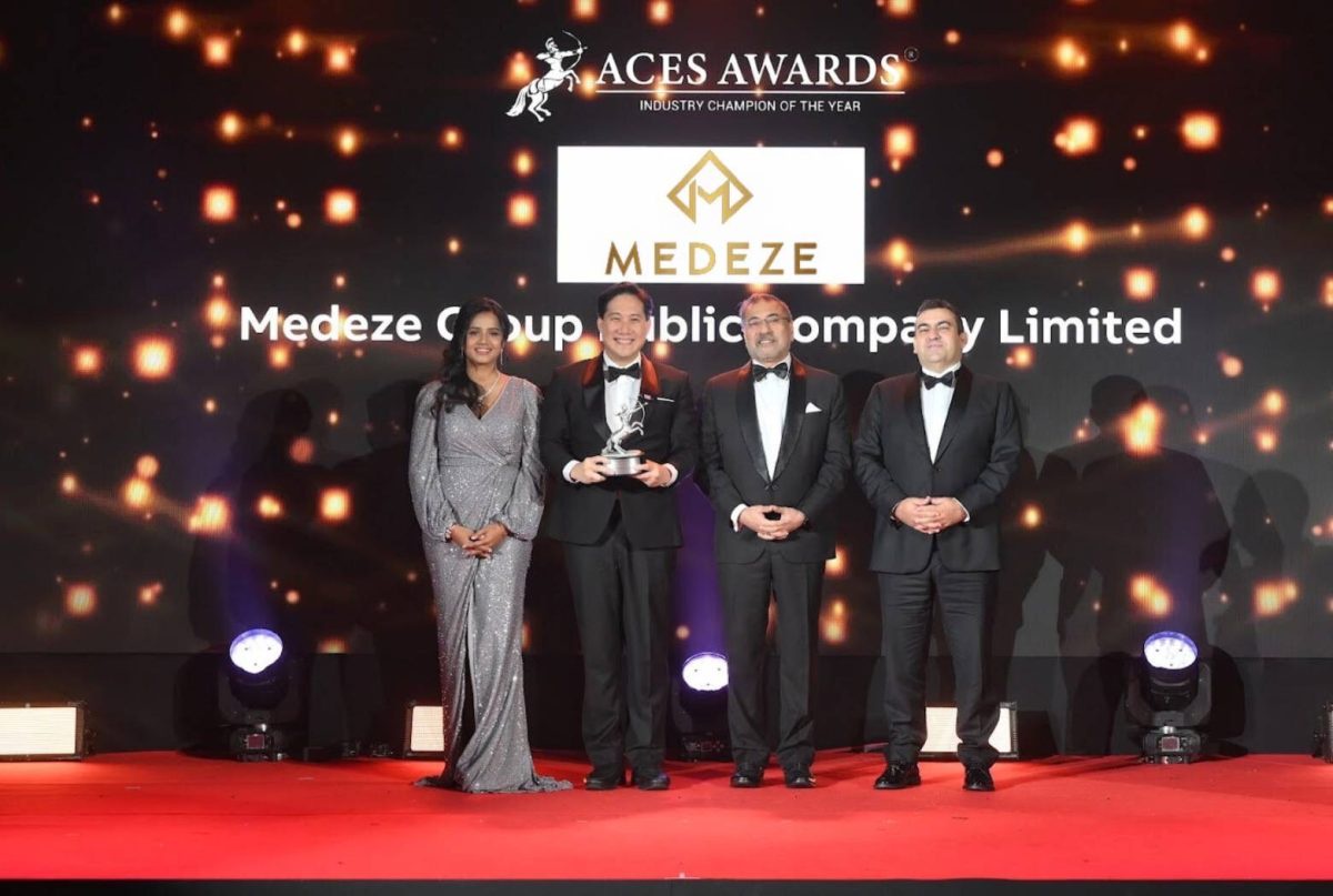 MEDEZE คว้ารางวัล ACES Award ผู้สร้างมาตรฐานโดดเด่นด้านการดูแลฟื้นฟูสุขภาพ