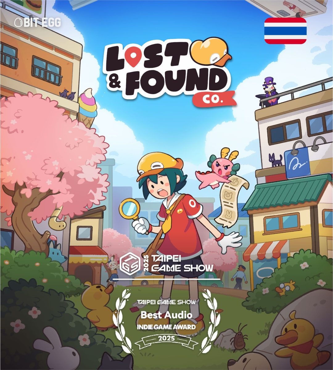 เกมอินดี้ไทย Lost and Found Co. เข้าชิงรางวัล Best Audio เวที Indie Game Award งาน Taipei Game Show 2025 ณ