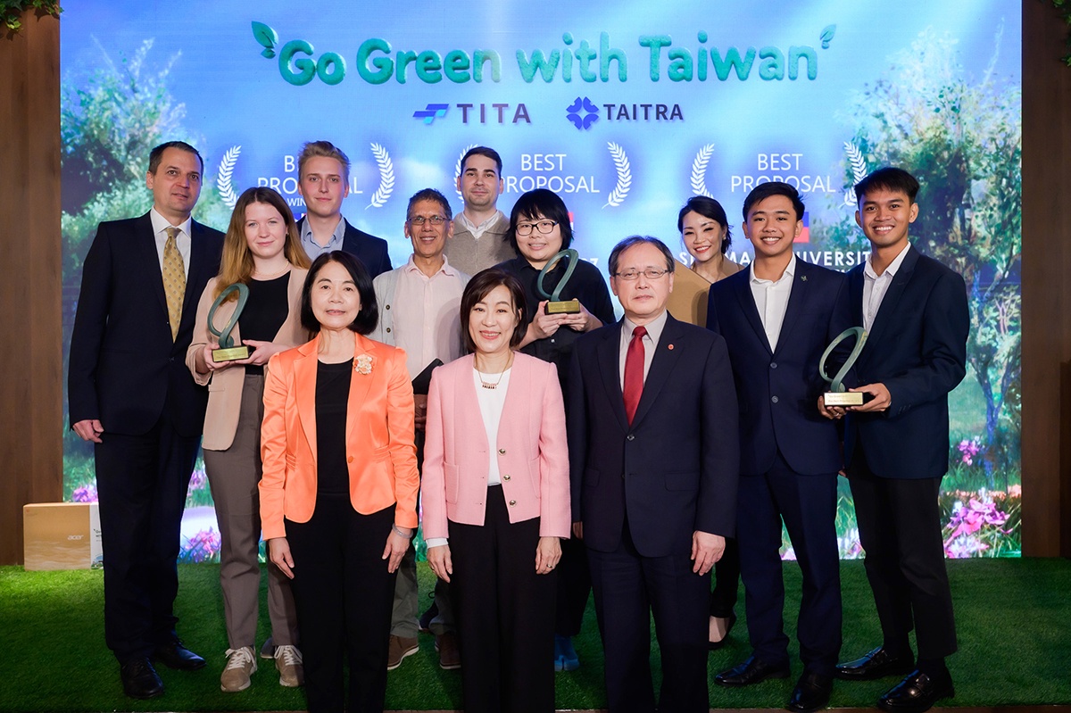 ไต้หวันประกาศผู้ชนะเลิศ 3 อันดับแรกจากโครงการ Go Green with Taiwan