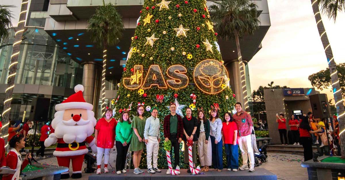 JAS Group Christmas Tree Light Up Celebration 2025 งานเปิดไฟต้นคริสต์มาสหน้าอาคารจัสมินฯ สุดยิ่งใหญ่