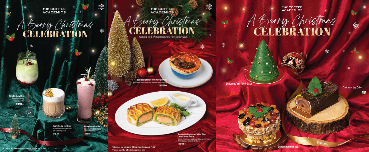 The Coffee Academ?cs invites everyone to celebrate Christmas and New Year with 8 festive menu items, available from now until 31 January 2025