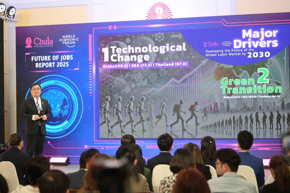 Chulalongkorn University Joins World Economic Forum to Announce The Future of Jobs 2025, Highlighting Future Skills and Strategies to Build the Future Human for Thailand