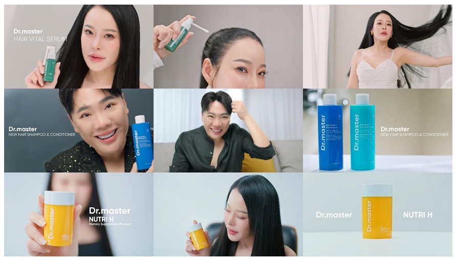 Dr.master ปล่อย TVC สุดปัง! รับกระแสและยอดขาย หนิง ปณิตา - มดดำ คชาภา ถ่ายทอดเรื่องราว บอกลาปัญหาเส้นผม