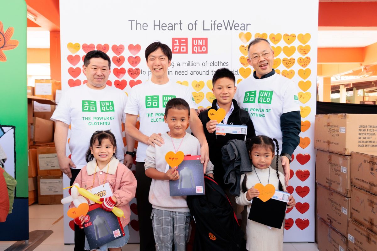 ยูนิโคล่เดินหน้ามอบฮีทเทค 1 ล้านชิ้นทั่วโลก ตามพันธกิจ โครงการ The Heart of LifeWear