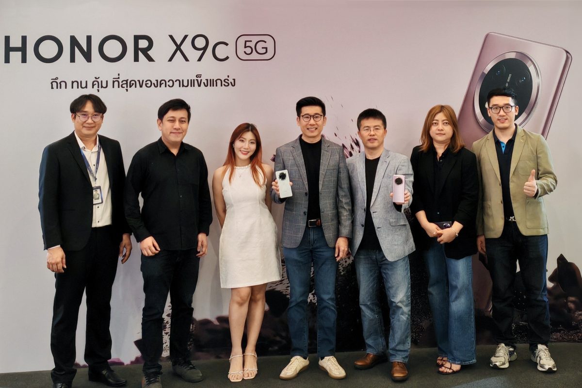 HONOR เปิดตัว HONOR X9c 5G สมาร์ทโฟนที่ผสานความทนทานและดีไซน์ล้ำสมัย พร้อมเสริมภาพลักษณ์ความเป็นผู้นำด้านเทคโนโลยีของ Synnex