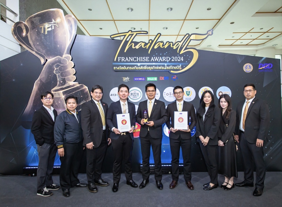 FIVE STAR Earns Recognition as Best Food Franchise at Thailand Franchise Award 2024