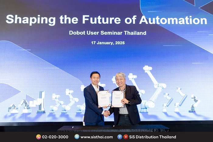 ประมวลภาพความสำเร็จจากงาน เอสไอเอส ผนึกกำลัง Dobot เปิดศักราชใหม่แห่งระบบอัตโนมัติในไทย