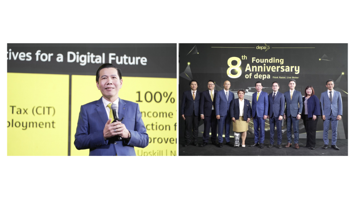 depa Unveils New House and Showcases Vision for Driving Thailand's Digital Economy 'depa of the Future' at The 8th Founding Anniversary of depa event.