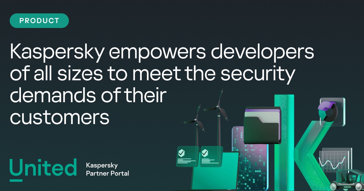 Kaspersky empowers developers of all sizes to meet the security demands of their customers