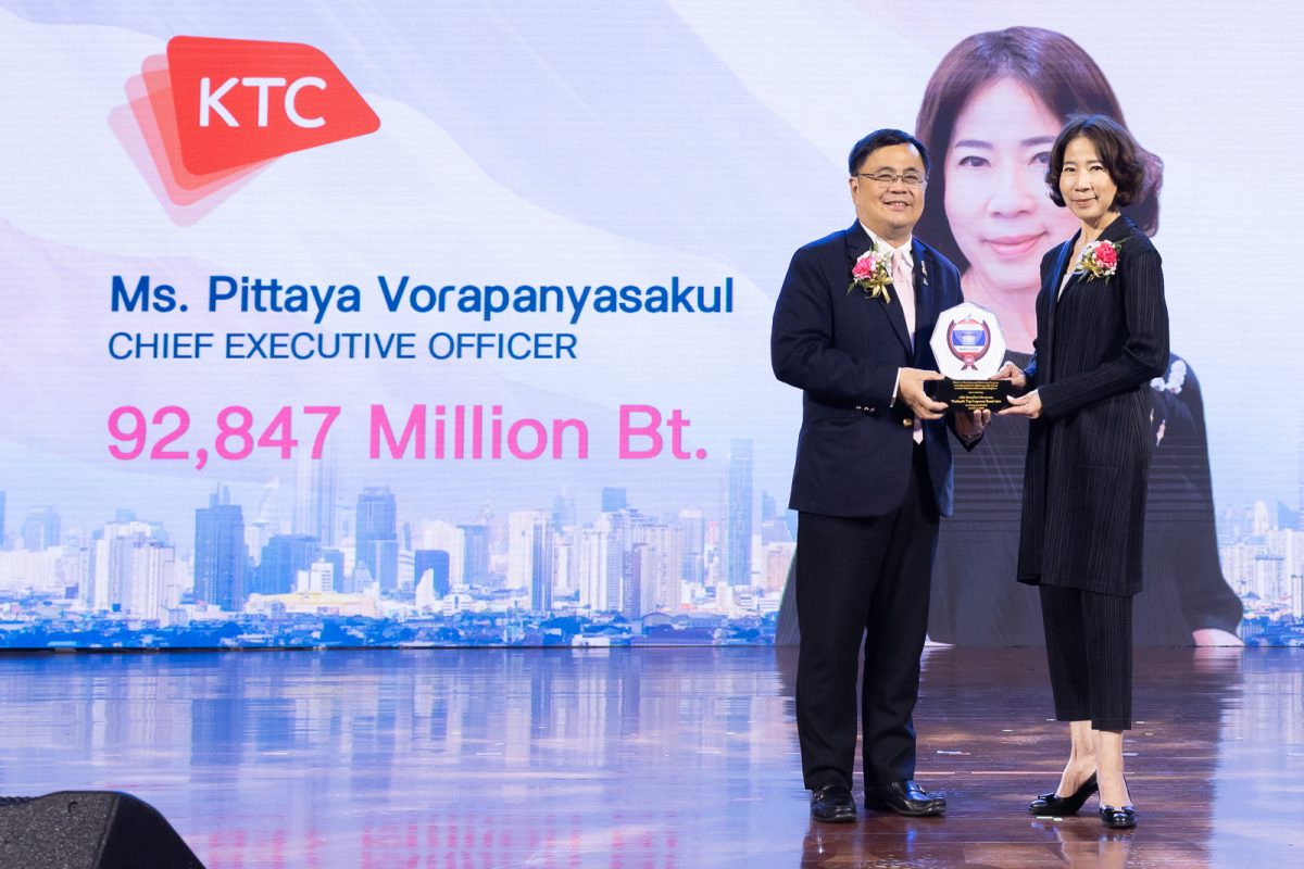 KTC Wins Thailand's Top Corporate Brand Value Award 2024 for the 6th Year