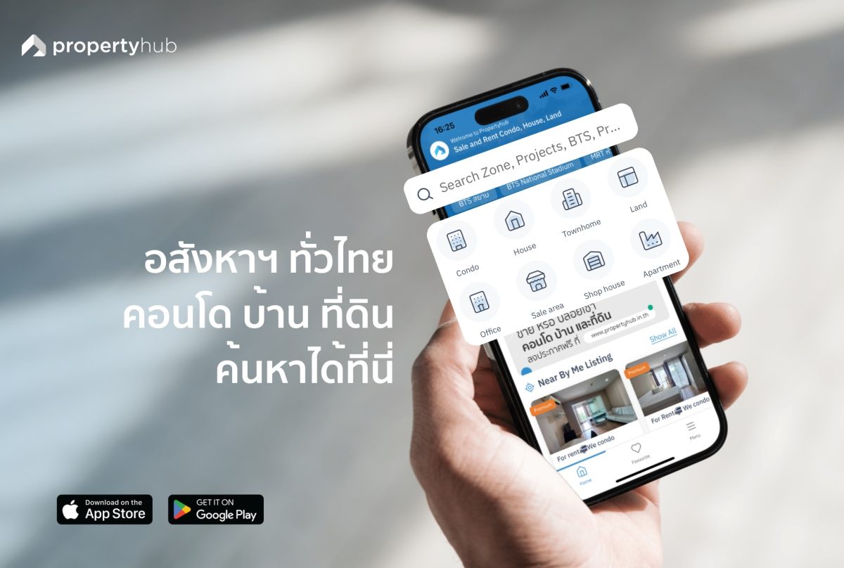 ซิมเปิ้ล อินเทอร์เน็ต เปิดตัว แอปพลิเคชัน ใหม่ พร็อพเพอร์ตี้ฮับ (Propertyhub) เพื่อธุรกิจ อสังหาริมทรัพย์ ทั่วไทย