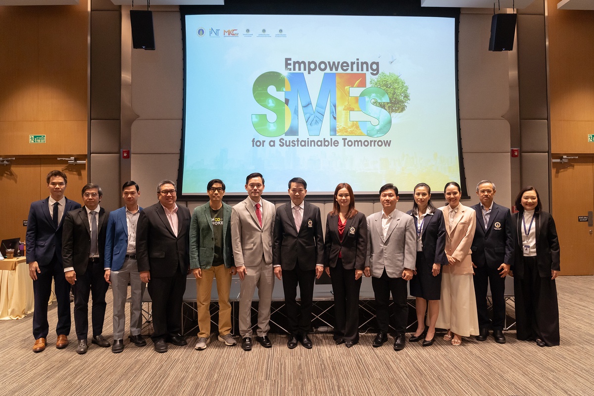 INT ร่วมกับภาคี จัดกิจกรรมสัมมนาผู้ประกอบการภาคอุตสาหกรรม Mahidol Industry Partnership Forum: Empowering SMEs for a Sustainable