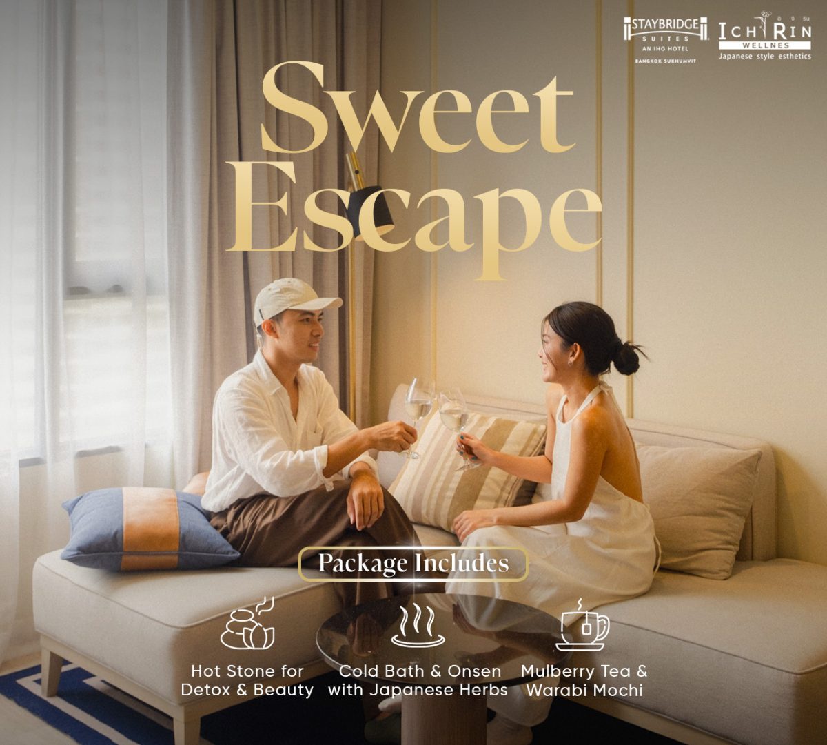 Escape to Romance this Valentine's Day with Our Sweet Escape Package at Staybridge Suites Bangkok Sukhumvit