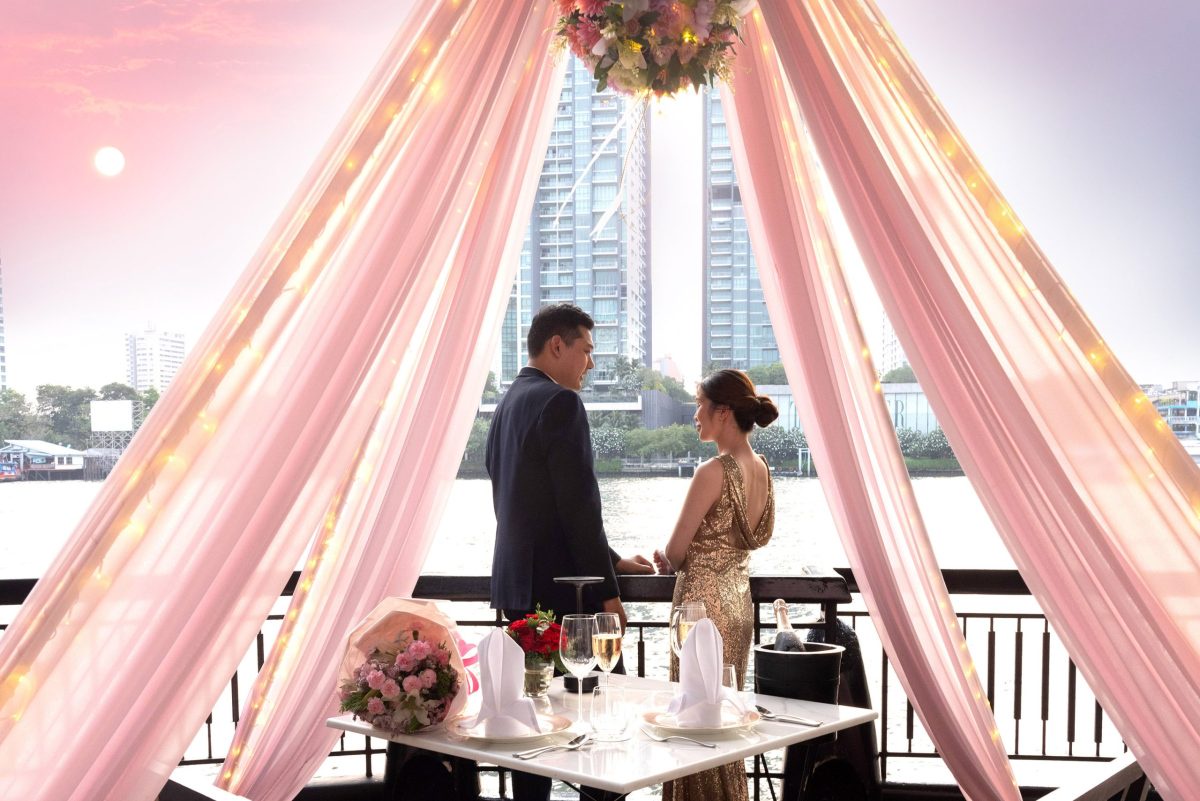 Moonlit Romance by the River at Shangri-La Bangkok