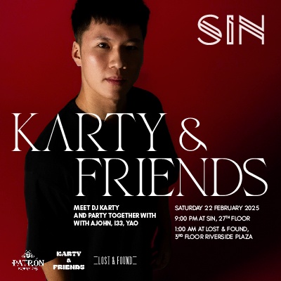 Ignite the Night with Karty Friends at SIN Rooftop Bar