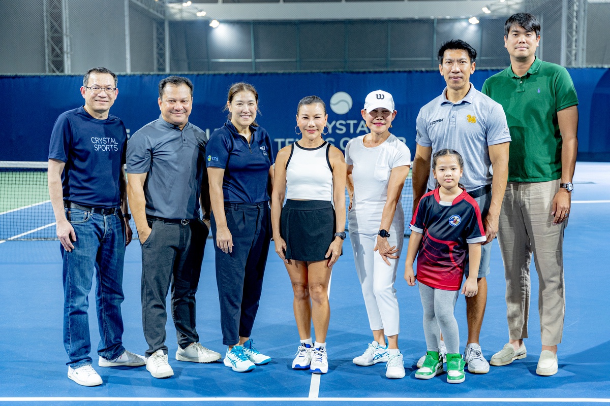 คริสตัล สปอร์ต ฉลองครบรอบ 2 ปี สนามเทนนิสในร่มมาตรฐาน ITF แห่งแรกของประเทศไทย