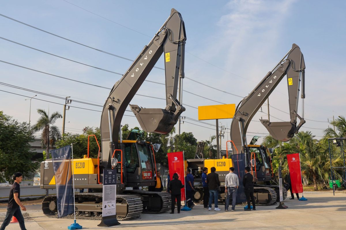 New Generation Volvo Excavator EC210 first launched in Thailand