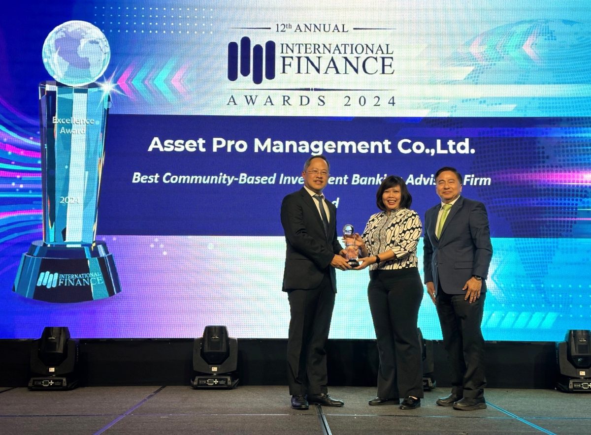 APM คว้ารางวัล Best Community-Based Investment Banking Advisory Firm Thailandในงาน International Finance Awards 2024