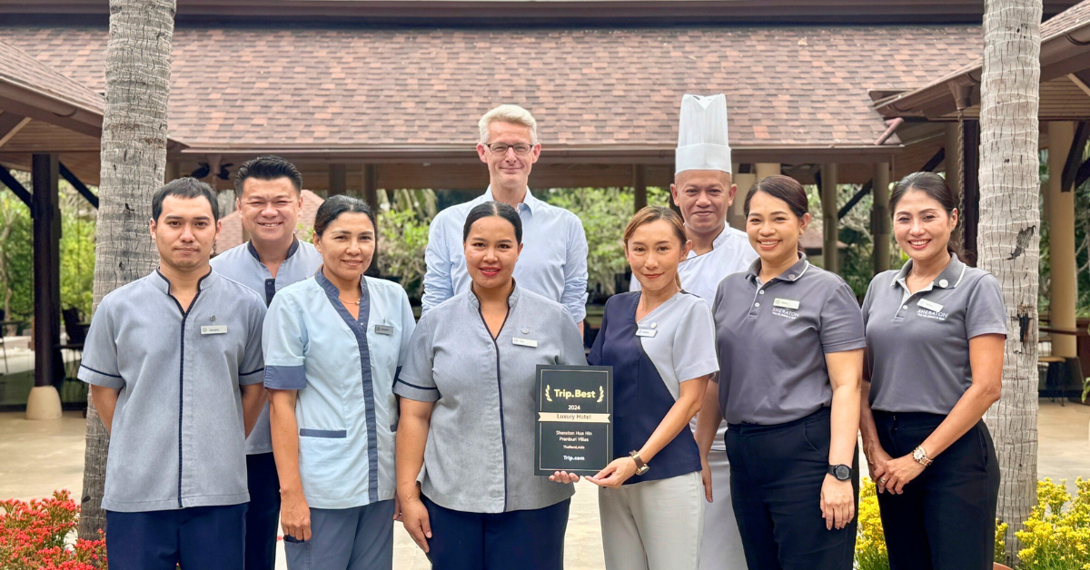 Sheraton Hua Hin Pranburi Villas Honored with 2024 Trip.Best Award for Luxury Hotels