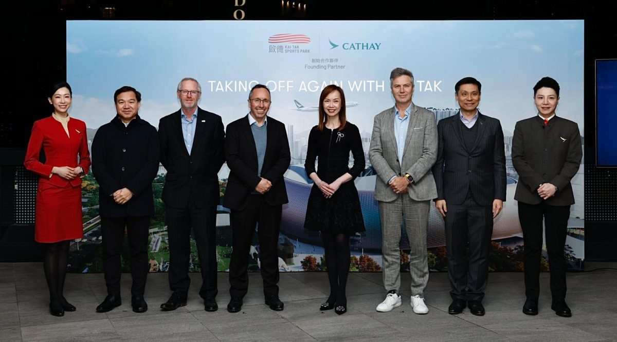 Cathay joins hands with Hong Kong's new state-of-the-art Kai Tak Sports Park as its exclusive Founding Travel Partner