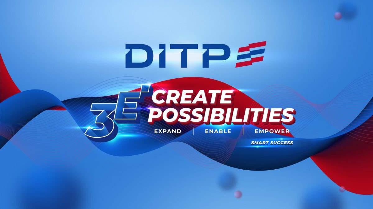 DITP to Promote Thailand's International Trade Image and Launch New Logo Under 3E CREATE POSSIBILITIES Concept to Boost Thailand's Global Trade Position on March 12