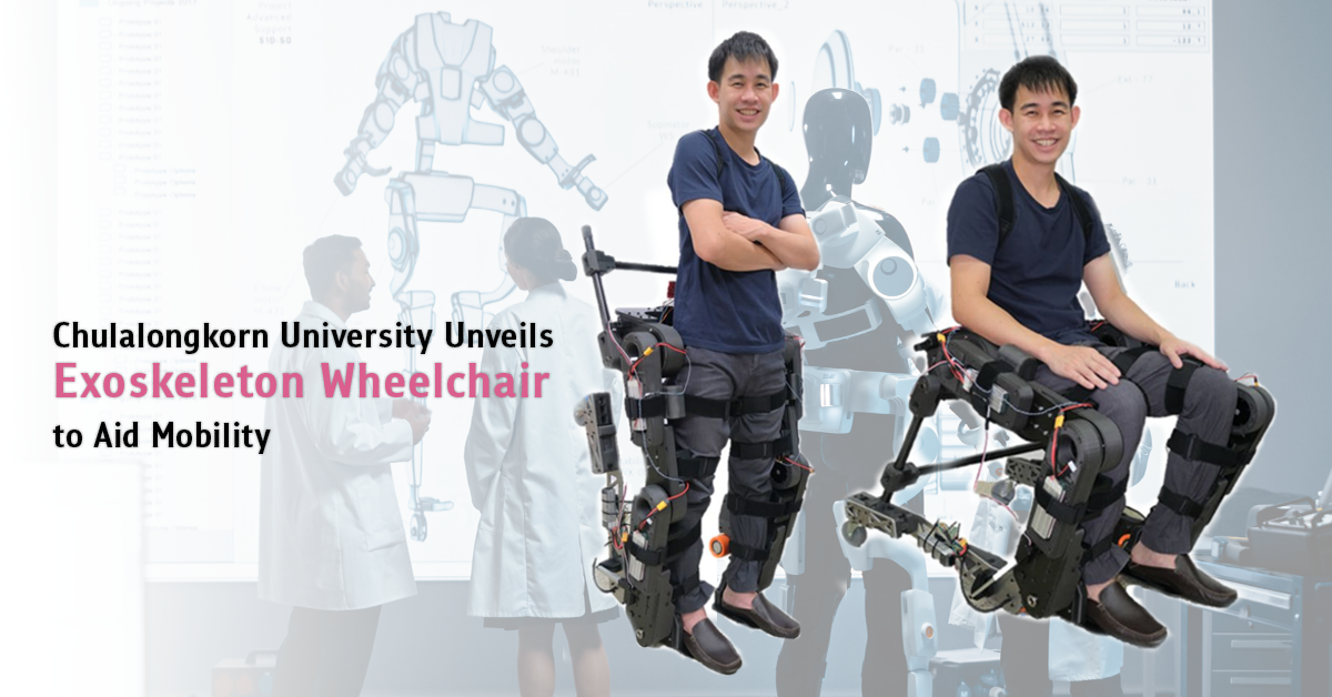 Chulalongkorn University Unveils Exoskeleton Wheelchair to Aid Mobility