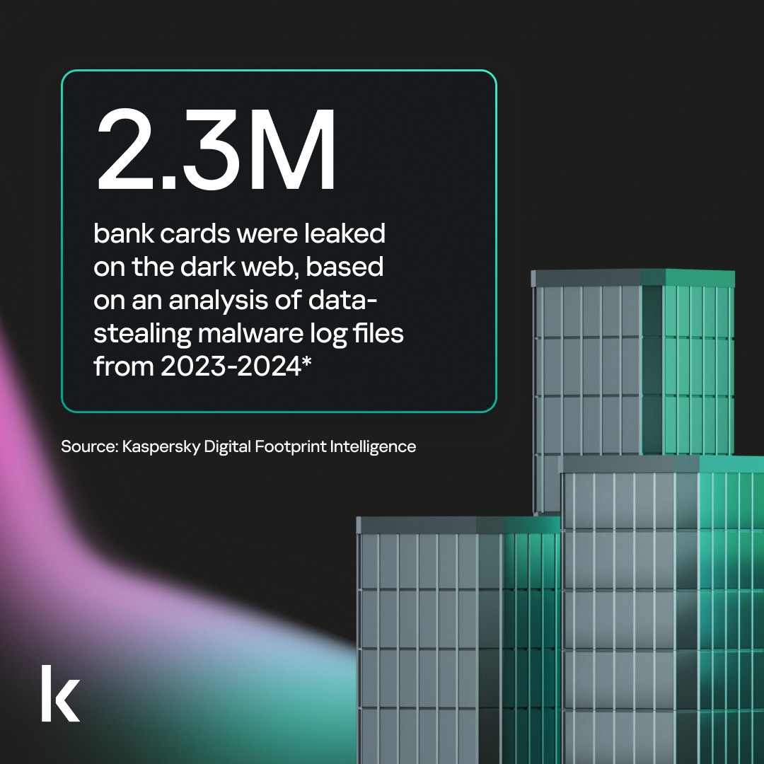 Kaspersky เผย มัลแวร์ขโมยข้อมูลบัตรธนาคาร ปล่อยรั่วไหล 2.3 ล้านใบ