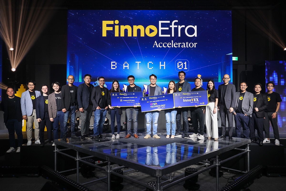 ประกาศผลสุดยอดสตาร์ทอัพ คว้ารางวัลจาก Finno Efra Accelerator Demo Day Batch 1 เตรียมบินลัดฟ้าร่วมงานเทคใหญ่ 3