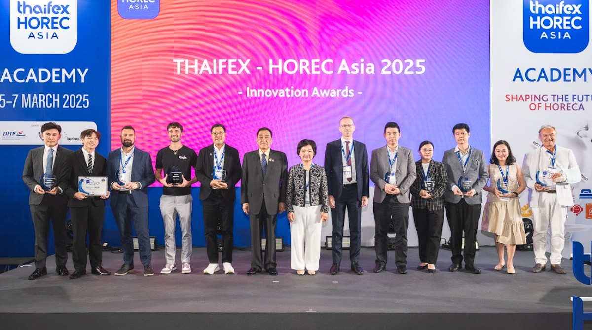 ผู้ประกอบการไทยคว้า 3 รางวัลใหญ่ THAIFEX - HOREC INNOVATION AWARDS 2025 เวทีนวัตกรรมระดับนานาชาติ